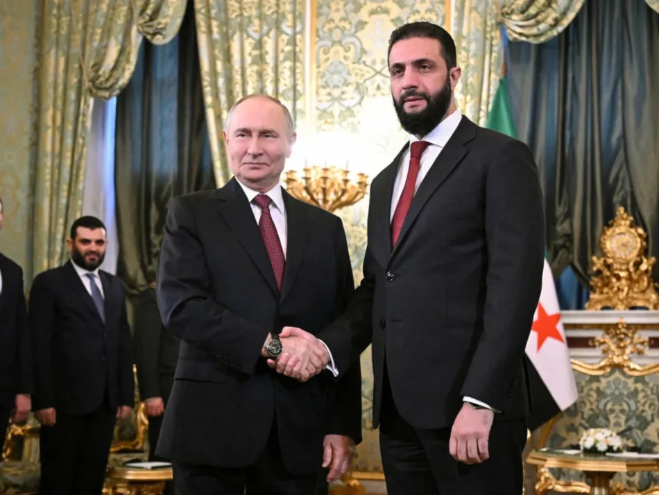 «Presidente» de transición de Siria se reunirá con Putin en Moscú