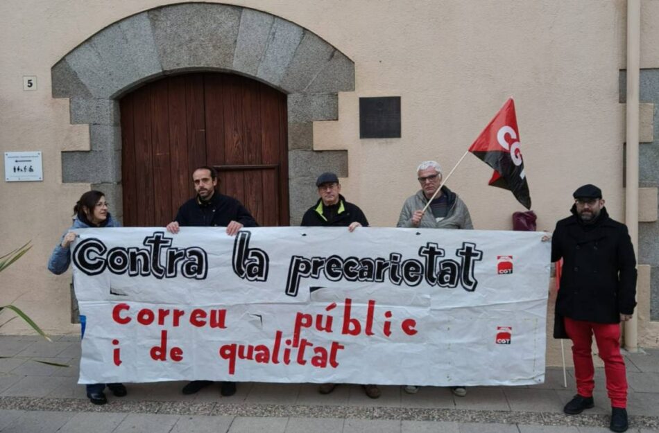La vaga parcial indefinida continúa a Correu Sant Pere i Sant Antoni Vilamajor