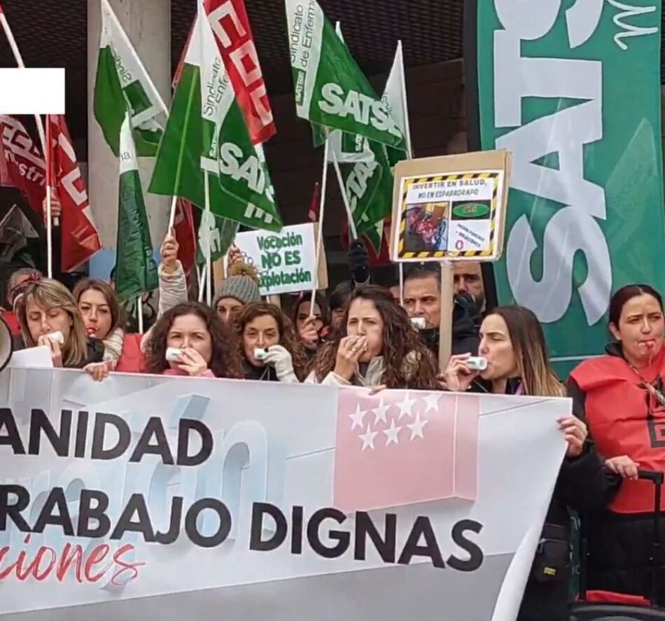 SATSE Madrid: «Sin enfermeras en las residencias públicas pero se regalan 61 millones de € a pagar la deuda con Quirón»