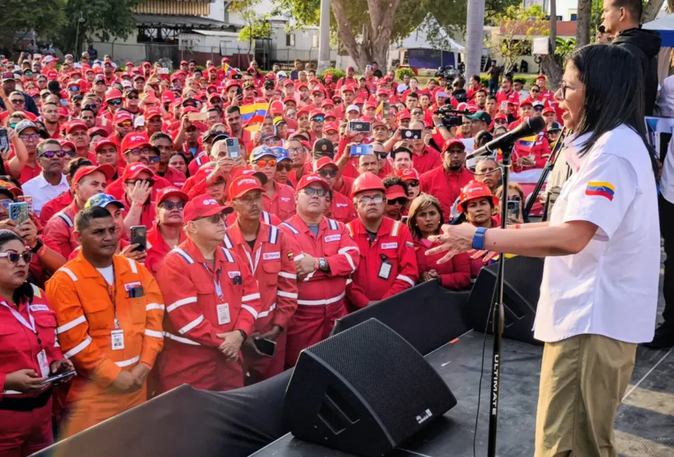 Delcy Rodríguez destaca impulso a reforma petrolera para soberanía y bienestar social