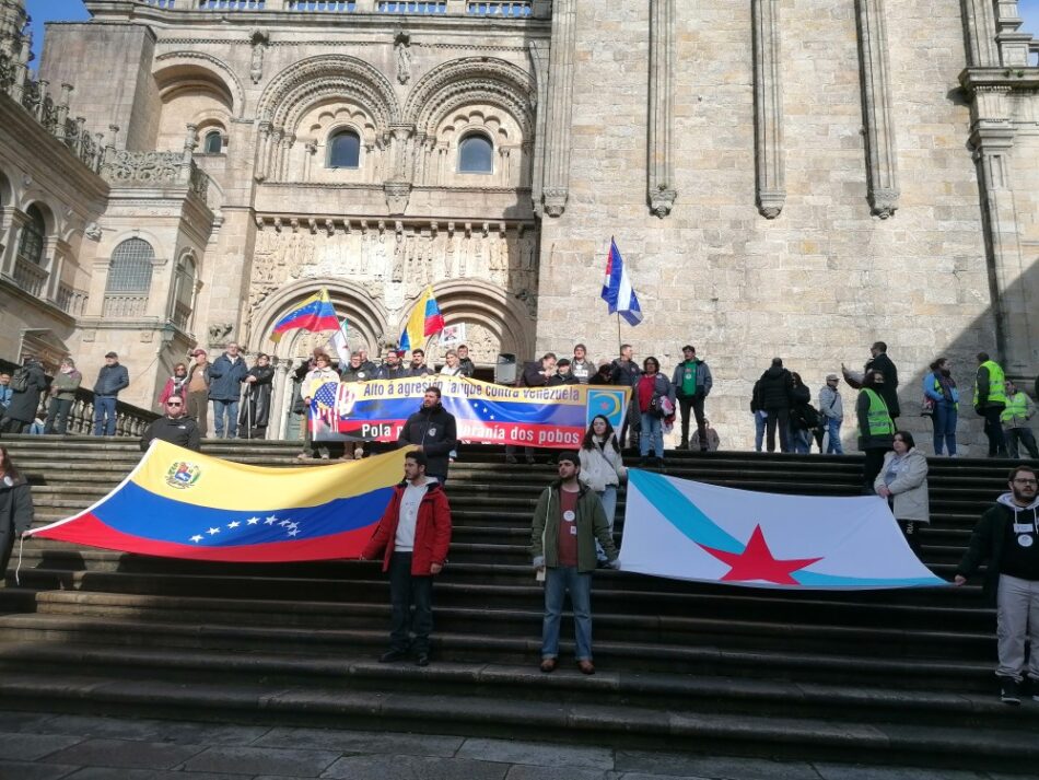 Varios milleiros de persoas rexeitan a agresión ianqui a Venezuela ao berro de “o imperialismo é terrorismo” 