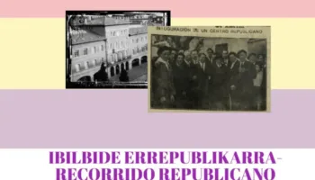 Acto por el 153 aniversario de la Primera República (11-2-1873) en Erandio (Vizcaya) el 22 de febrero