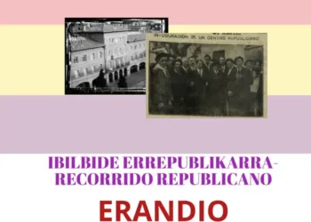 Acto por el 153 aniversario de la Primera República (11-2-1873) en Erandio (Vizcaya) el 22 de febrero