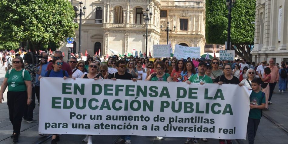 USTEA alerta del grave malestar docente en Andalucía y el deterioro de la educación pública