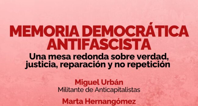 Acto «Memoria democrática y antifascista» en Majadahonda, el 10 de enero