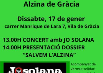 Jornada de defensa del verd al Jardí de l’Alzina