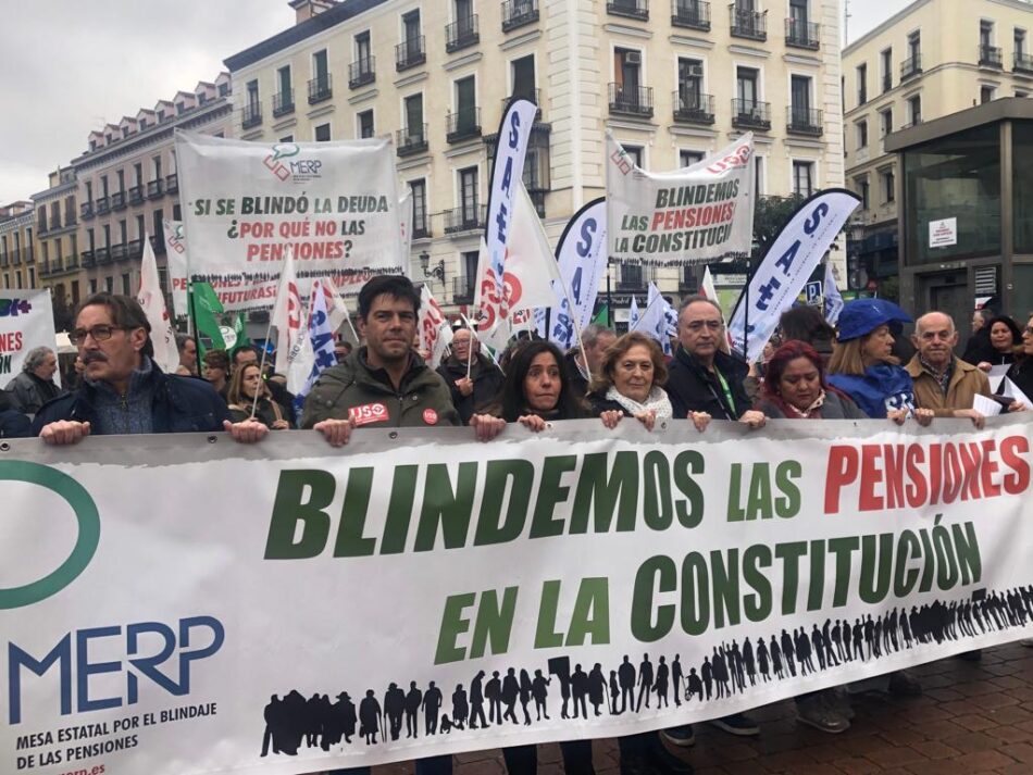 La revalorización de las pensiones no puede depender de una votación