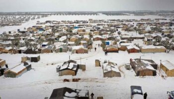 Tormentas invernales afectan a decenas de miles de familias en Siria