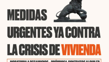 Concentración de protesta hoy ante el Congreso por el fin de la moratoria antidesahucios y el escudo social