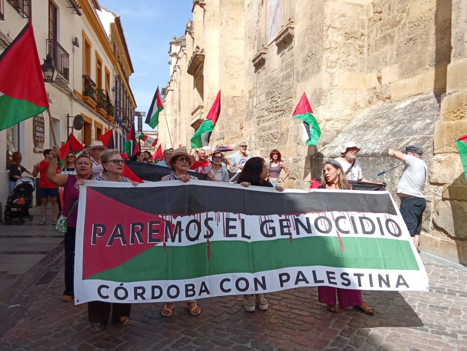 Las iniciativas cordobesas de Solidaridad con Palestina convocan una manifestación el sábado día 21 de febrero