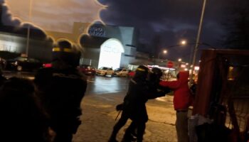 A CIG denuncia a desmedida acción policial para afogar a folga do persoal do transporte de viaxeiros/as