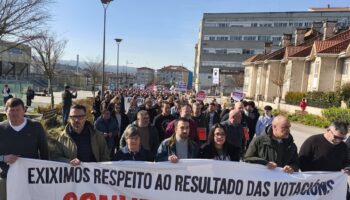 Centos de traballadores e traballadoras do transporte en autobús exixen que se respecte o resultado das votacións