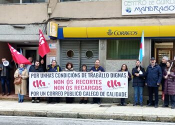 A unidade de reparto de Correos en Bueu volve mobilizarse ante a sobrecarga de traballo por falta de persoal