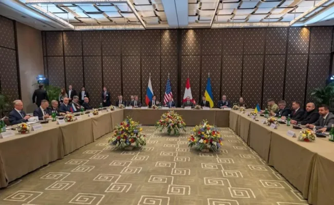 Rusia, EE.UU. y Ucrania inician conversaciones en Ginebra