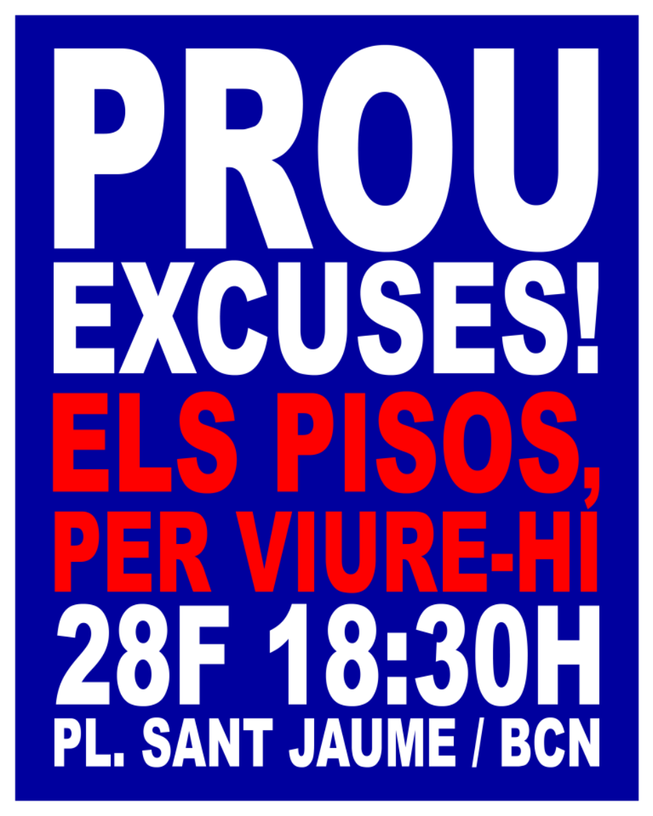 Llamamiento a la movilización el 28F: PP, Vox y Junts vuelven a tumbar la moratoria de desahucios y reactivan 70.000 lanzamientos