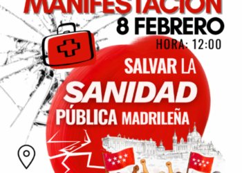Miles de personas se manifestarán en Madrid este 8 de febrero en defensa de la sanidad pública