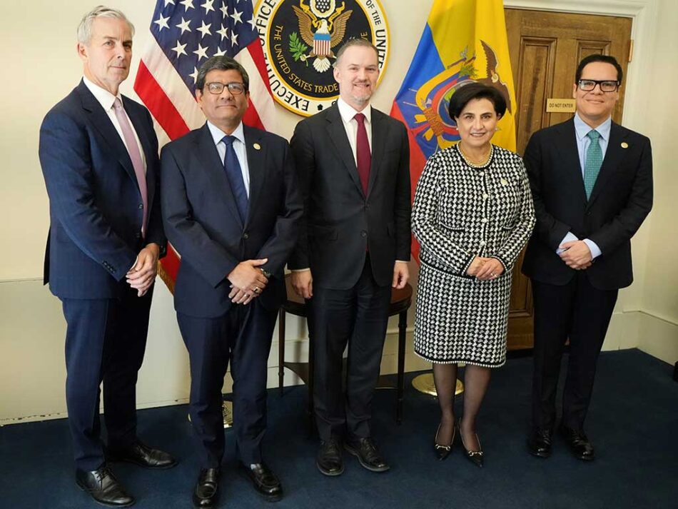 Ecuador y EEUU concluyen negociación de acuerdo comercial