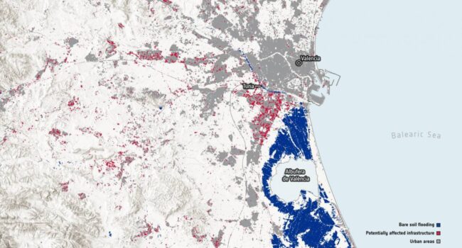 El cambio climático agravó la DANA de Valencia y aumentó un 55 % su extensión