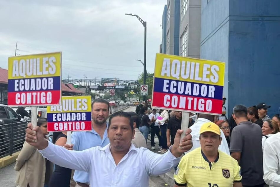 Protestas en Ecuador denuncian persecución política en la detención del alcalde Álvarez