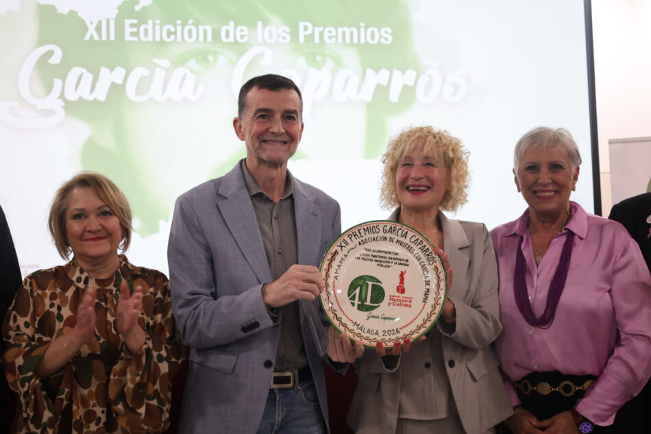 Los Premios García Caparrós celebraron en Málaga el compromiso andaluz con la igualdad, la memoria y la defensa de lo común
