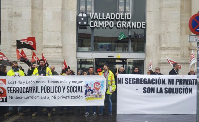 El seguimiento de los paros del 10 de febrero evidencia el malestar generalizado en el sector ferroviario