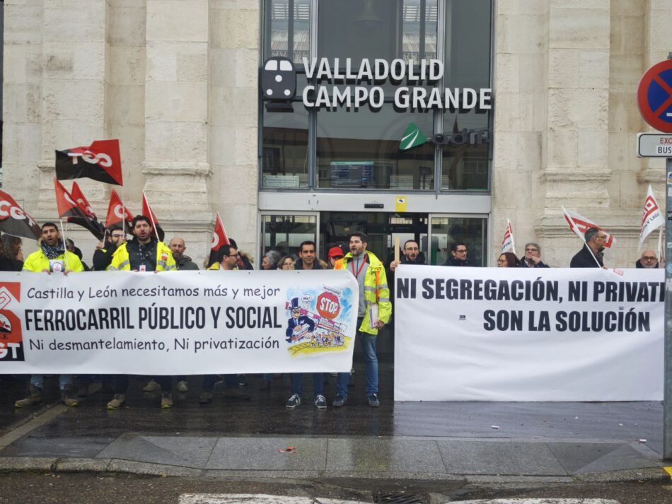 El seguimiento de los paros del 10 de febrero evidencia el malestar generalizado en el sector ferroviario