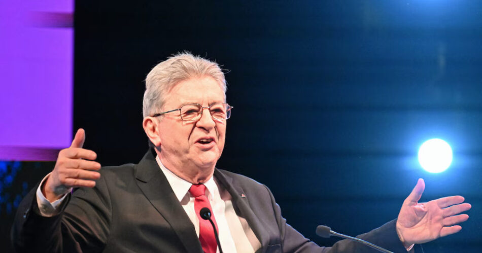 Mélenchon acusa a EEUU e Israel de buscar el petróleo de Irán