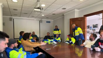 Se cumplen 19 días de huelga indefinida de la plantilla de redes de saneamiento Málaga