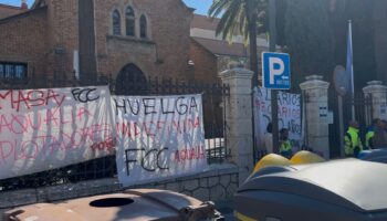 Comienza la cuarta semana de huelga indefinida en las redes de saneamiento de Málaga