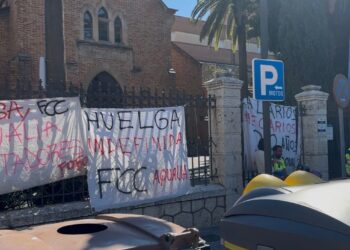 Comienza la cuarta semana de huelga indefinida en las redes de saneamiento de Málaga