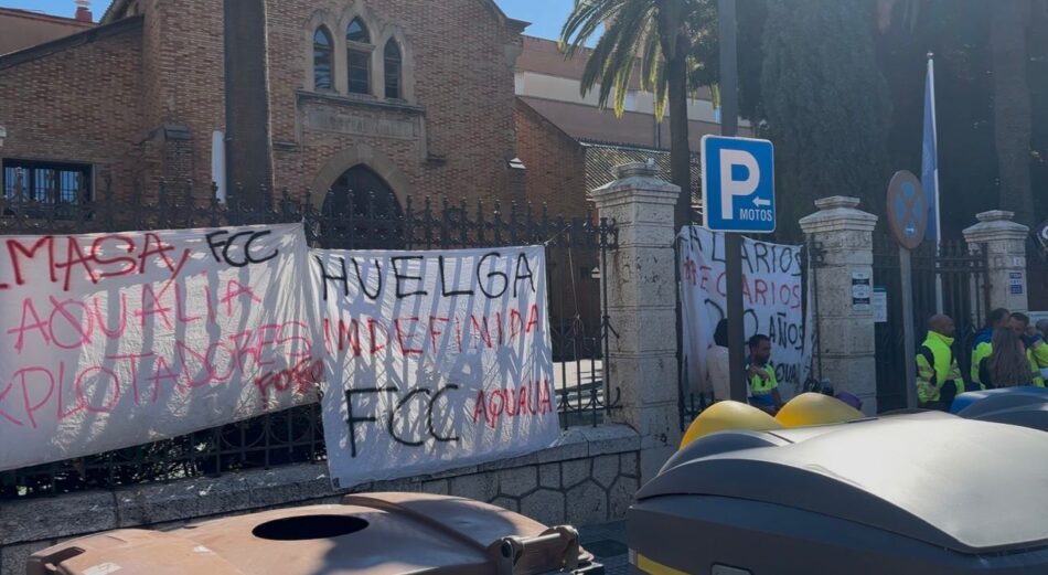 Comienza la cuarta semana de huelga indefinida en las redes de saneamiento de Málaga