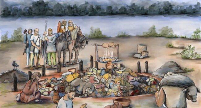 Una fosa común de la Edad de Hierro muestra un episodio de violencia dirigida a mujeres y niños