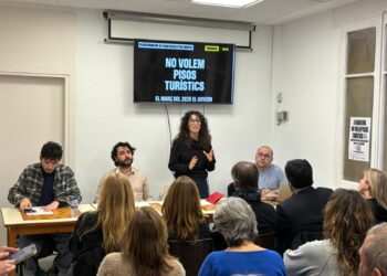 Badalona En Comú Podem dona suport a la Plataforma NoVolemPisosTurístics