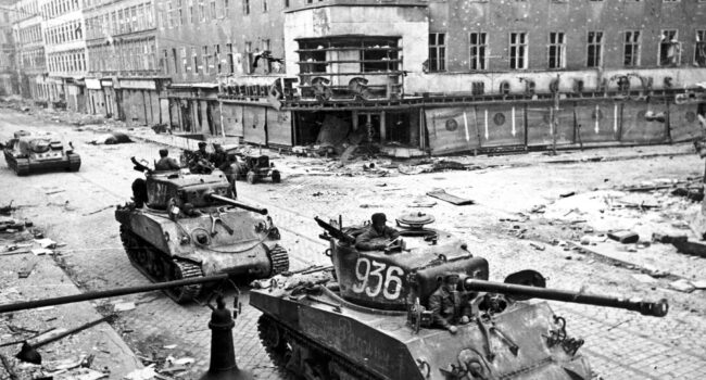 La liberación de Viena (13 de abril de 1945)