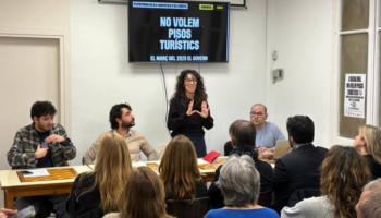 Se presentó la Plataforma «No Volem Pisos Turístics a Badalona»