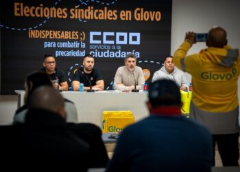 FSC-CCOO denunció represión sindical en Glovo, donde se está consolidando como primera fuerza