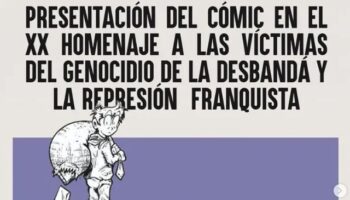 Presentación del cómic en el XX homenaje a las víctimas del genocidio de la Desbandá y la represión franquista