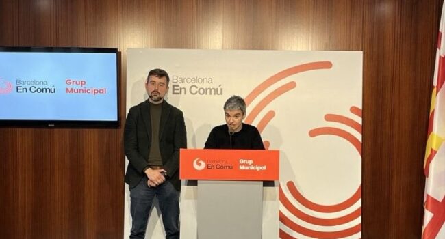 BComú denuncia el bloqueig de Collboni per prohibir el lloguer de temporada i les compres especulatives a Barcelona