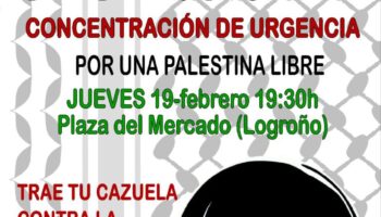 Acampada La Rioja convoca cacerolada contra la represión del activismo pro-Palestina el 19 de febrero