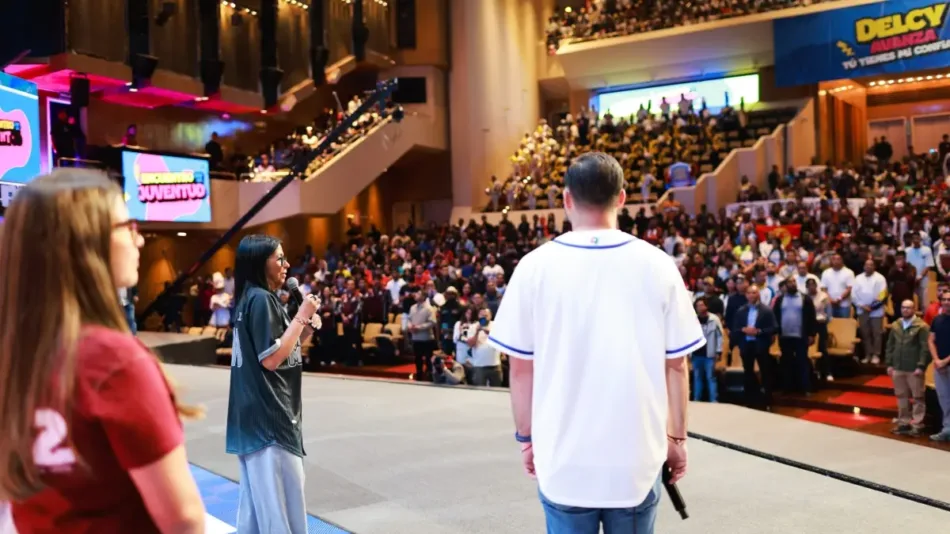 Delcy Rodríguez: cesen sanciones y bloqueo contra Venezuela, porque son también contra nuestra juventud