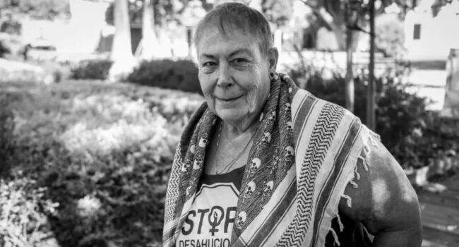 La histórica activista Paca Blanco recibe una orden de desahucio