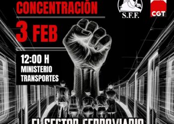 SFF-CGT convocará huelgas 9, 10, y 11 de febrero en todo el sector ferroviario