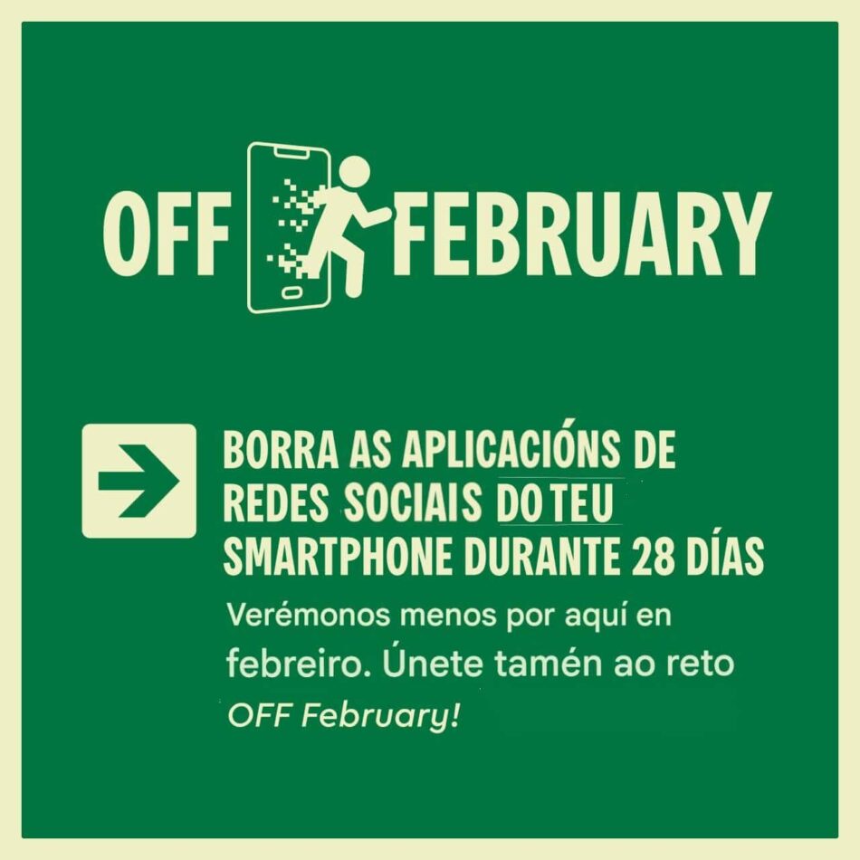 Desconexión digital: Ecologistas en Acción llama a participar en Off February y anima a caminar en vez de hacer ‘scroll’