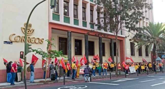CCOO no descarta movilizaciones en Correos ante el imparable deterioro de la salud de la plantilla por los recortes de gasto