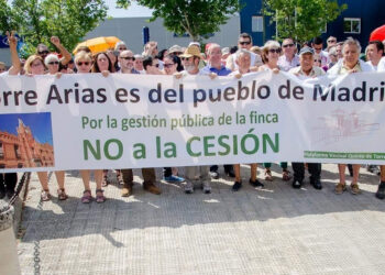 Asociaciones vecinales rechazan la cesión del Palacio de la Quinta de Torre Arias al Banco de España en Madrid