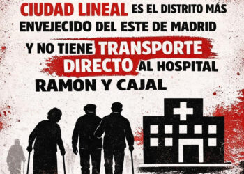 «¿Acaso nuestras vidas valen menos?»: La vecindad de Ciudad Lineal sigue sin su prometido y muy demandado bus directo al hospital Ramón y Cajal en Madrid