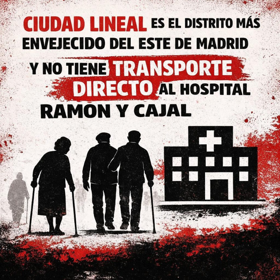 «¿Acaso nuestras vidas valen menos?»: La vecindad de Ciudad Lineal sigue sin su prometido y muy demandado bus directo al hospital Ramón y Cajal en Madrid