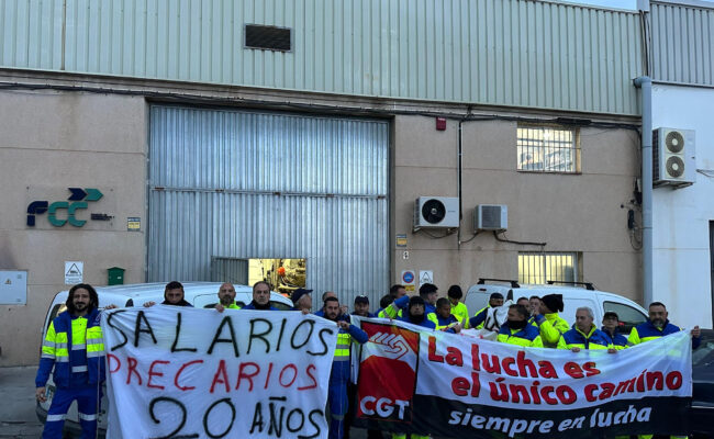 CGT advierte de un agravamiento del conflicto en el servicio de redes de saneamiento de Málaga tras dos nuevos despidos