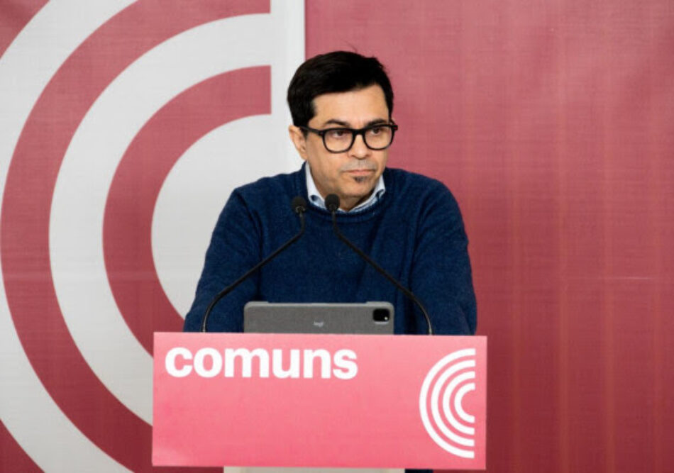 Pisarello: “El que ha passat a l’Aragó és un avís molt clar a les esquerres davant la normalització de l’extrema dreta”