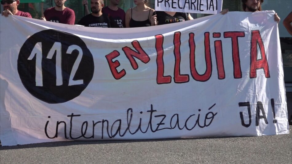 Treballadors del 112 de Catalunya i de tot l’Estat es manifestaran el dimecres 11 de febrer, dia europeu del 112